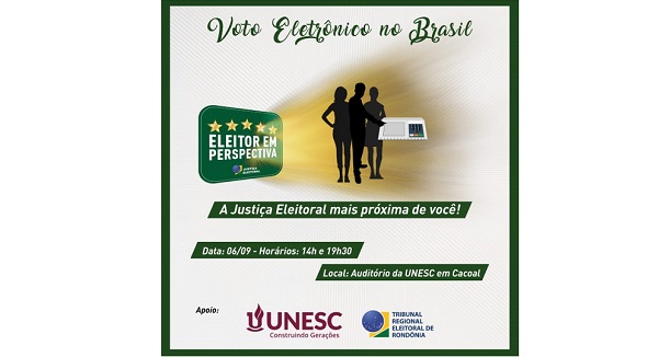 DEBATE: Voto eletrônico no Brasil é tema de palestras na Unesc