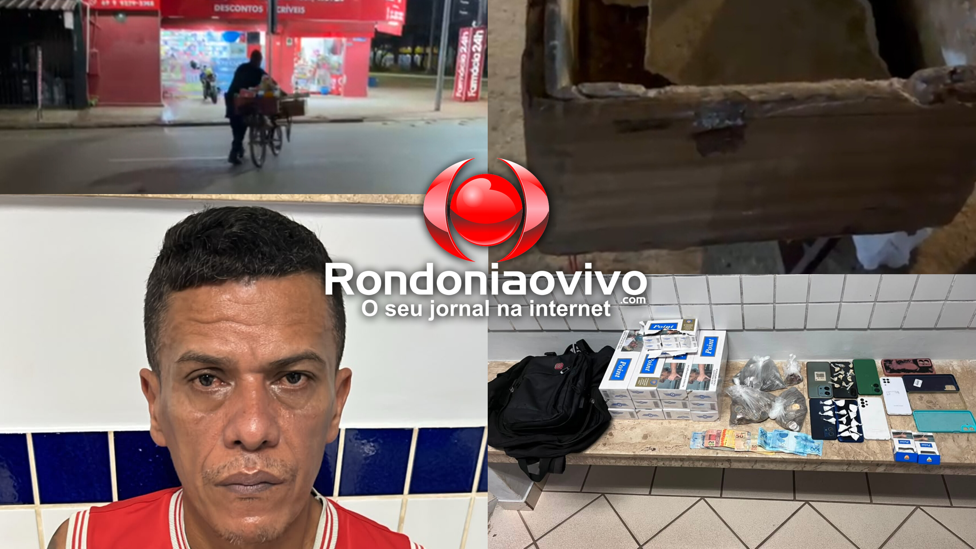 VÍDEO: Falso vendedor de salgados é preso por tráfico de drogas na rodoviária
