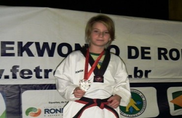 Atleta representa Rondônia em Campeonato Brasileiro Infantil de Taekwondo em Goiânia