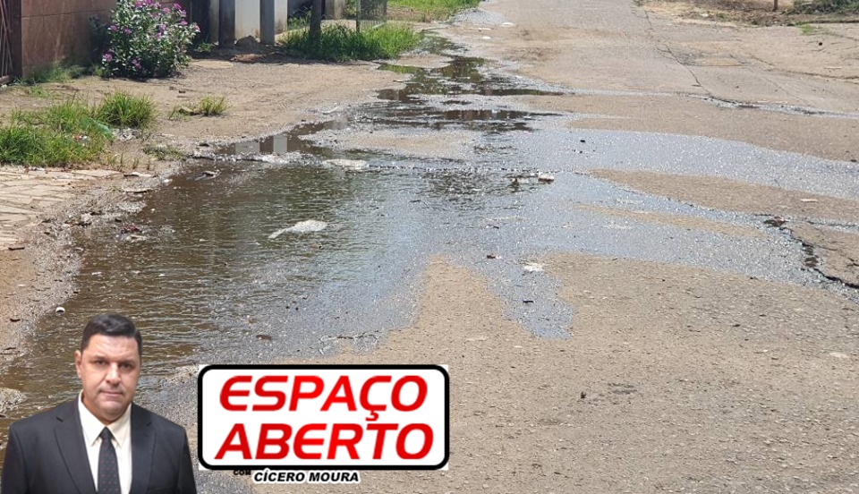 ESPAÇO ABERTO: Esgoto a céu aberto é rotina nos bairros de Porto Velho