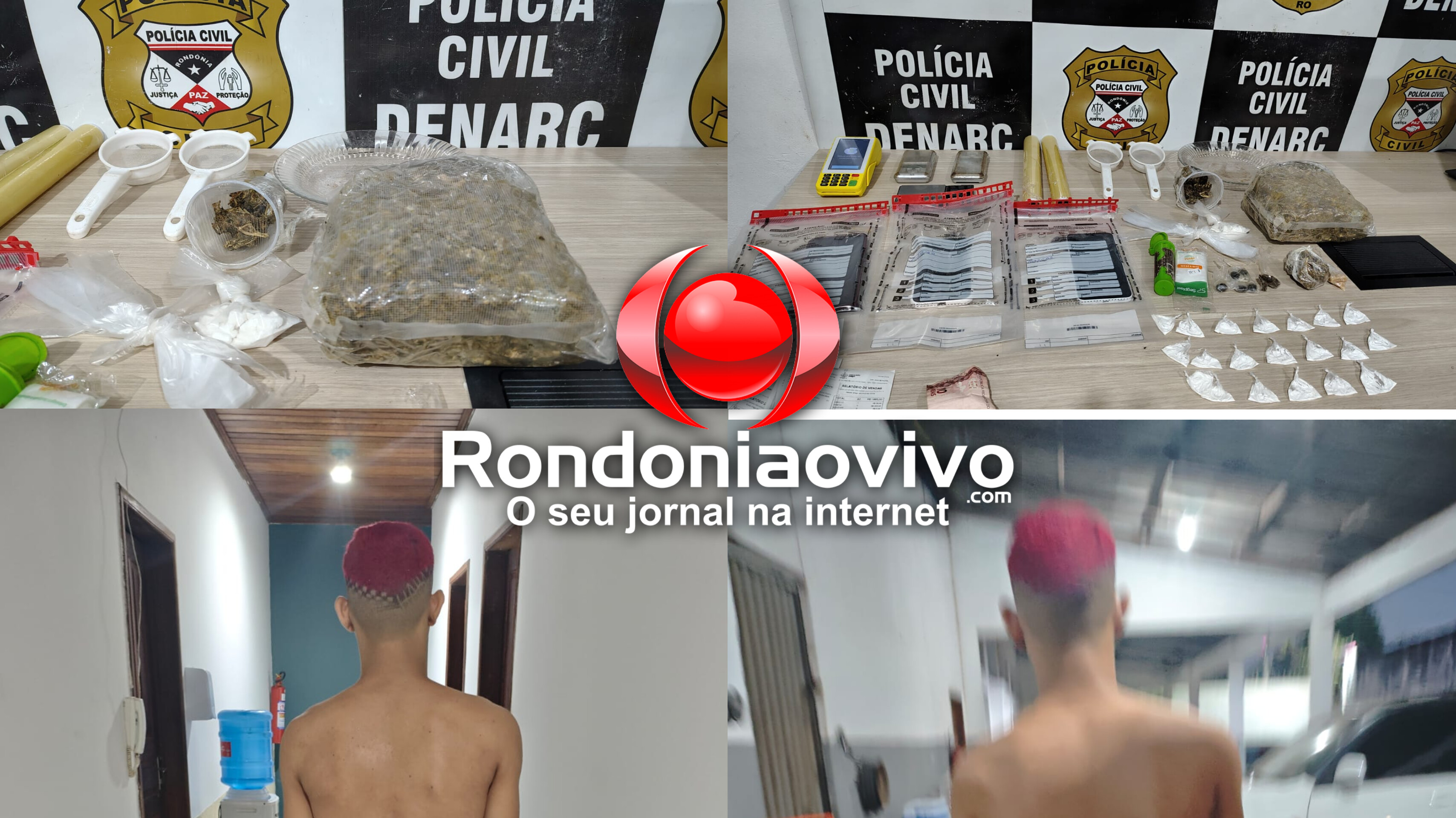 OPERAÇÃO DESARME: Denarc fecha boca de fumo chefiada por irmãos na zona Norte de Porto Velho