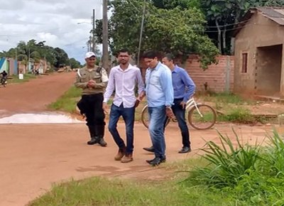 Marcio Pacele agradece serviço de tapa-buracos no Terminal de Integração do Tancredo Neves