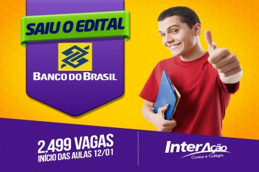 INTERAÇÃO CONCURSOS: NOVA TURMA preparatória para o concurso público do Banco do Brasil