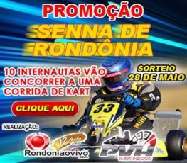 KART – Rondoniaovivo homenageia Ayrton Senna com sorteio 