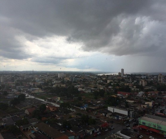 TEMPO: Previsão de pancadas de chuva para esta quinta-feira, informa Sipam