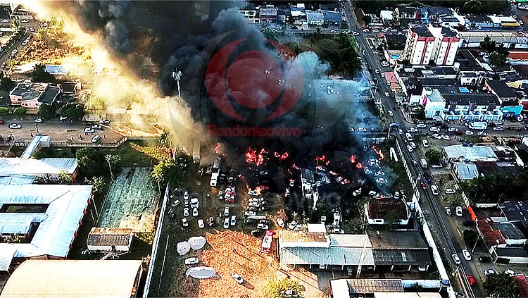 DOLOSO?: Polícia Civil investiga onda de incêndios em pátios públicos de RO