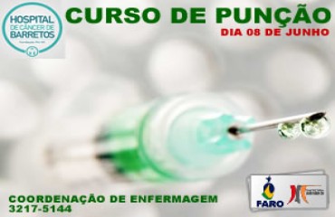 Curso de Punção e palestra de Patologias das Instalações Hidro-Sanitárias acontecem nesta quarta na FARO