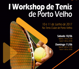 I Workshop de Tênis acontece neste final de semana no Tênis Clube