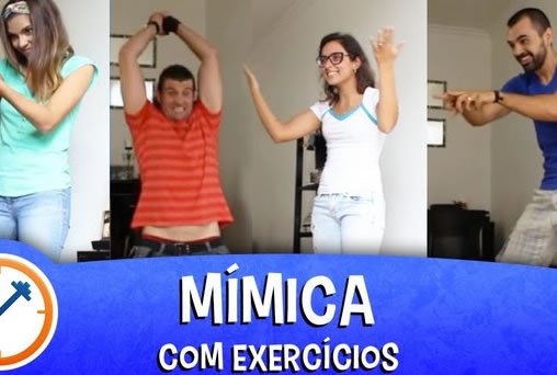 Mímica com exercícios