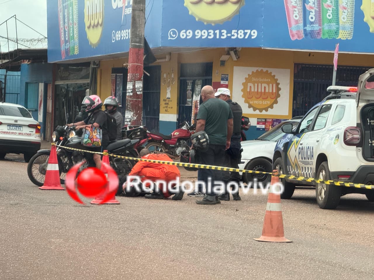 MOTO E CARRO: Mulher sem habilitação se envolve em acidente e sofre fratura 