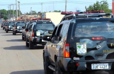 BUTIRIS – Força Nacional chega ao município para garantir trabalho do IBAMA