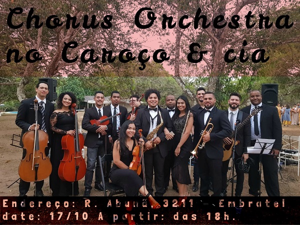 ORQUESTRA: Música Clássica no Caroço e Cia nesta quarta feira