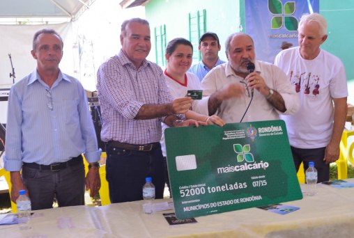 Ji-Paraná recebe 1000 toneladas de Calcário