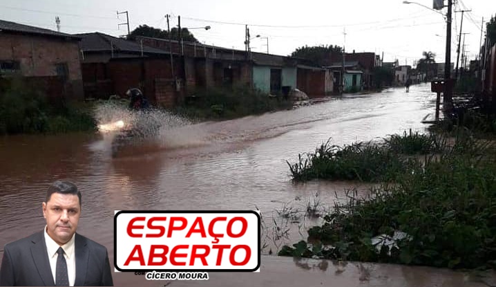 ESPAÇO ABERTO: A chuva continua e o lixo jogado na rua provoca mais alagamentos