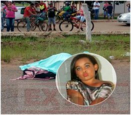 Estudante morre após ser atingida por carreta; motorista tentou fugir