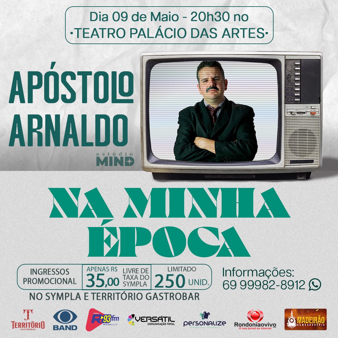 PROMOÇÃO: Confira os ganhadores dos ingressos para o show de Apóstolo Arnaldo