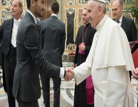 Papa recebe seleção alemã no Vaticano