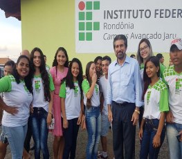 Raupp participa  da inauguração da 1° Etapa do IFRO de Jaru