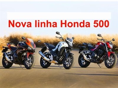 Motos da nova família Honda 500 chegam ao mercado
