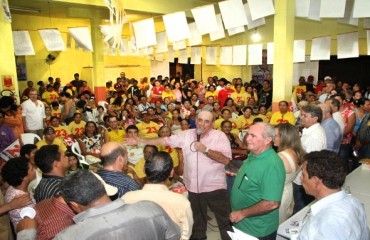 ELEIÇÕES 2012 - Na inauguração do quinto comitê, Mario Português defende política sem negociata