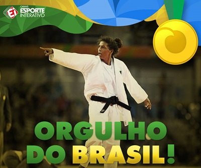 OLIMPÍADAS 2016 - Rafaela Silva conquista primeira medalha de ouro para o Brasil