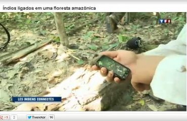 INTERNET - TV Francesa mostra índios Suruí que combatem o desmatamento em RO