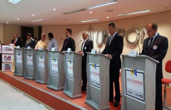 ELEIÇÕES 2016 – Candidatos se encontram em debate pela primeira vez após IBOPE na capital