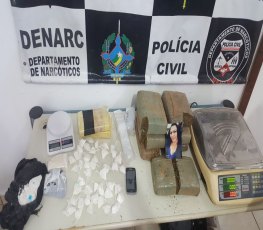 VOVÓ DO TRÁFICO - Idosa foragida de Santa Catarina é presa com 10 quilos de droga na capital
