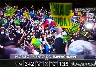 IMPEACHMENT – Câmara autoriza julgar afastamento da presidente Dilma Rousseff -VÍDEO