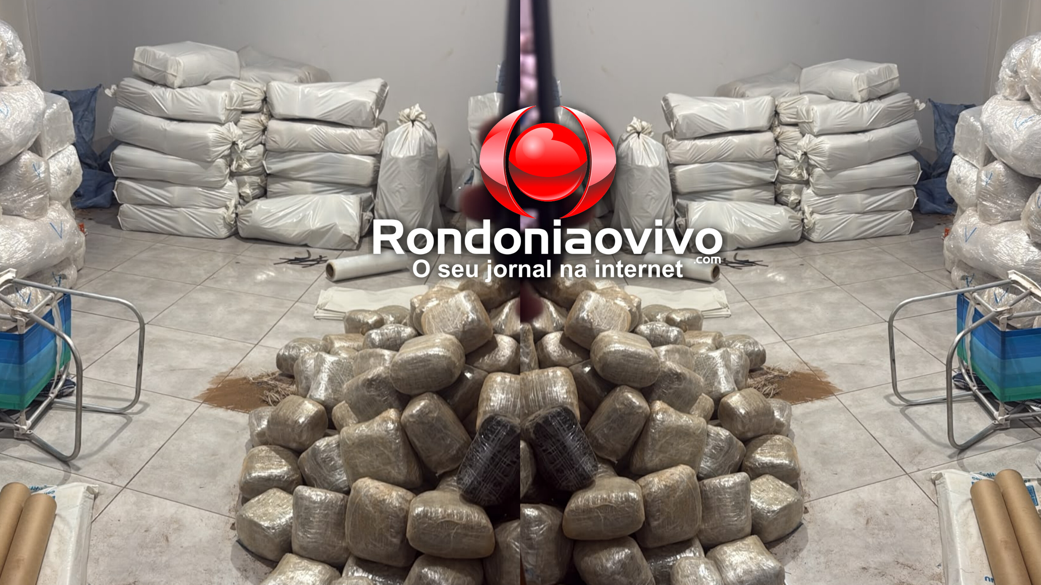 VÍDEO: Operação da PF, PRF, Gefron e PM resulta em grande apreensão de drogas em Rondônia