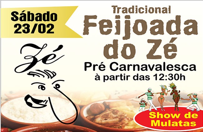 Tradicional Feijoada do Zé - Pré Carnavalesca,