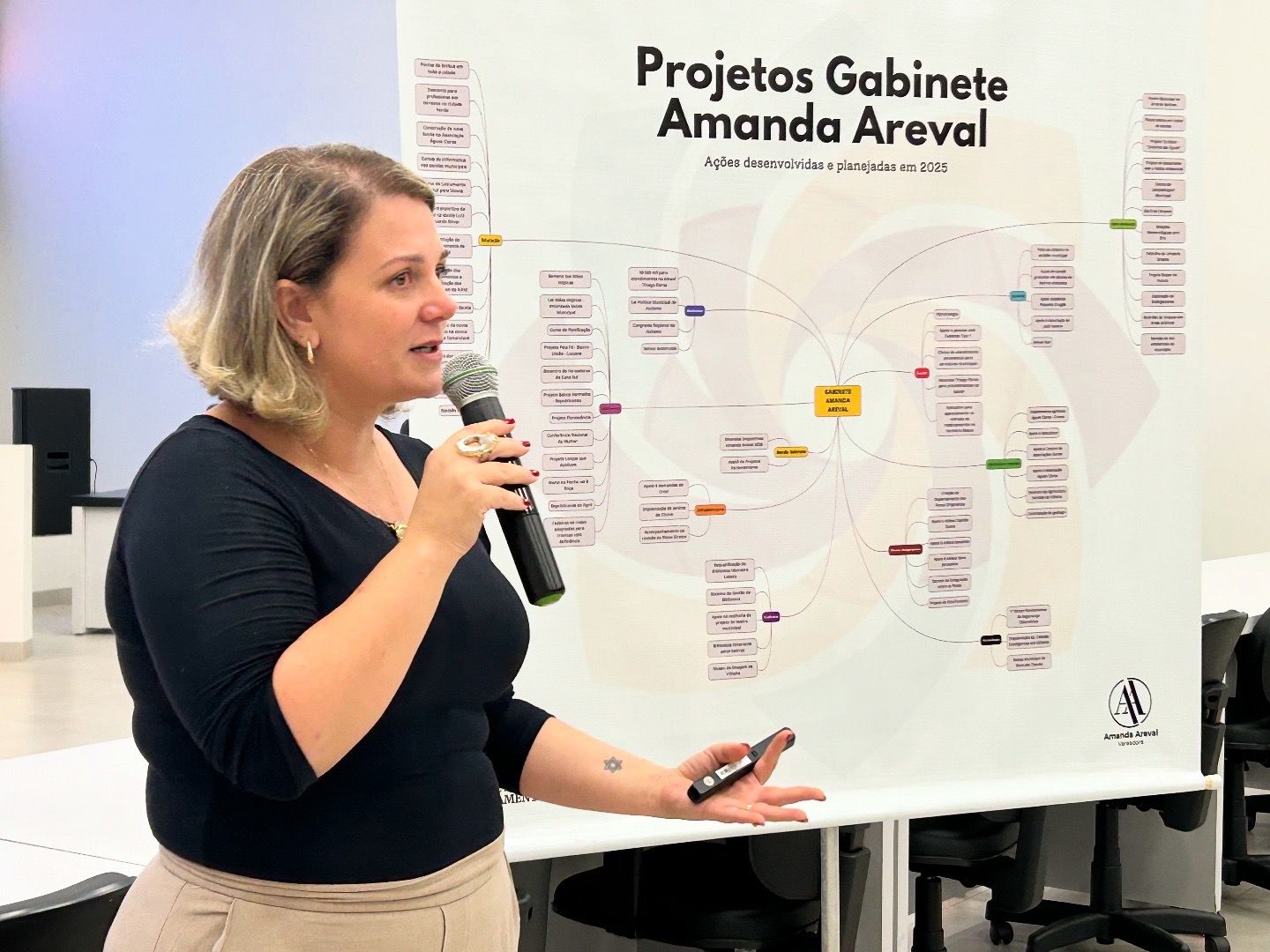 EFICIÊNCIA: Vereadora Amanda Areval indica mais de 70 projetos em um ano