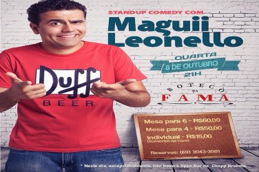 Maguii Leonello realiza show na capital