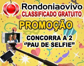 Rondoniaovivo sorteia dois “Pau de Selfie”