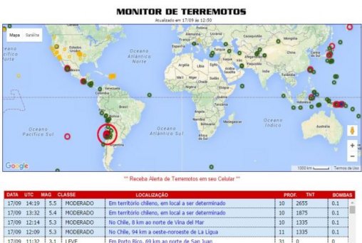 Situação crítica continua no Chile com abalos sísmicos constantes