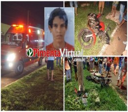 GRAVE: Jovem colide em carro, não resiste e morre no hospital