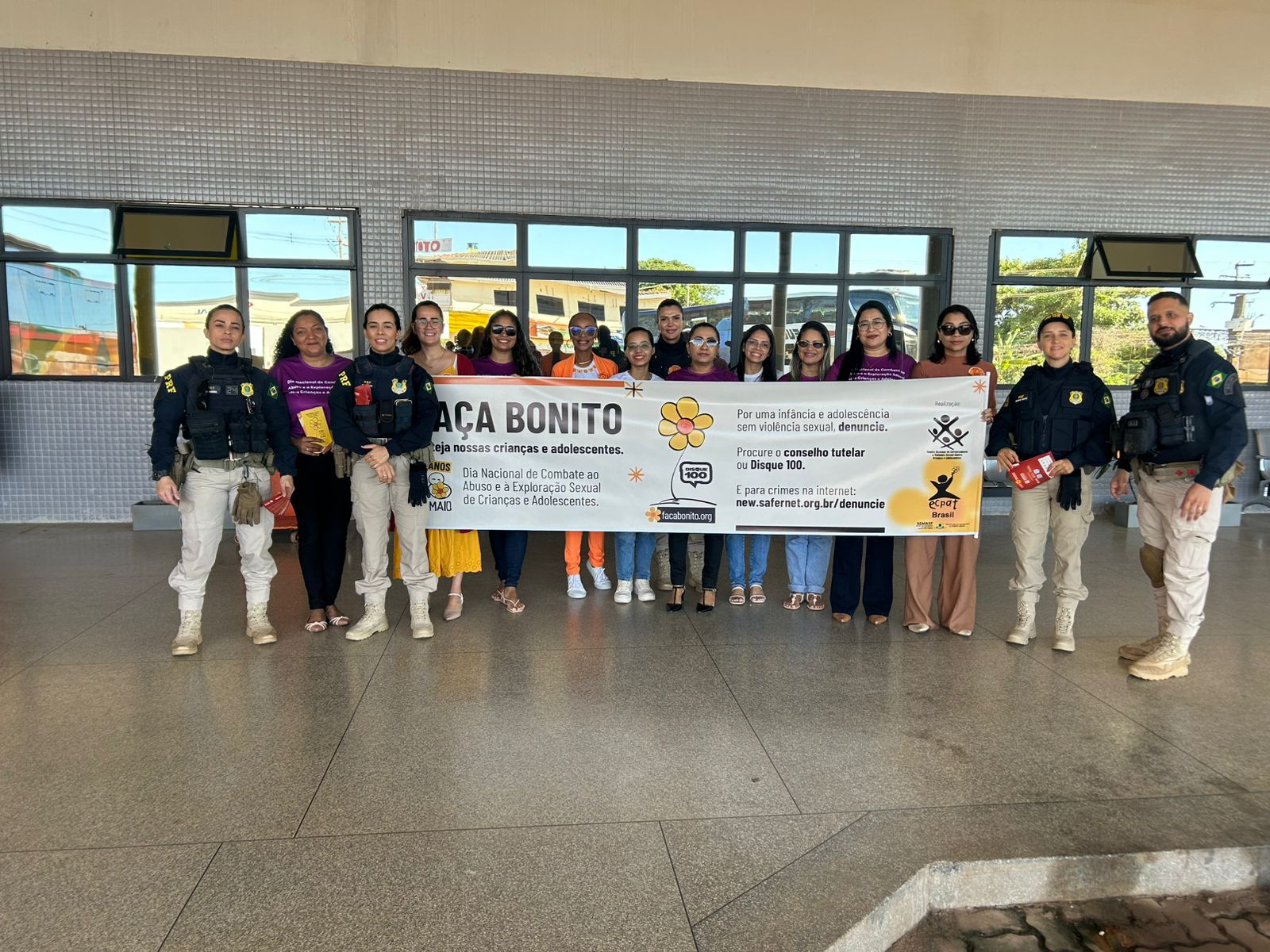 RODOVIÁRIA DE PORTO VELHO: Ação educativa da PRF contra a exploração de crianças