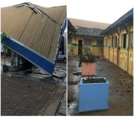 Temporal causa destruição na zona Leste da capital