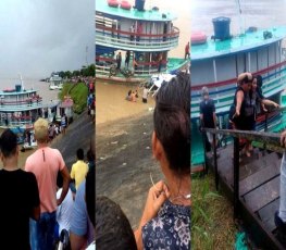 Embarcação com 20 passageiros a bordo naufraga no rio Madeira