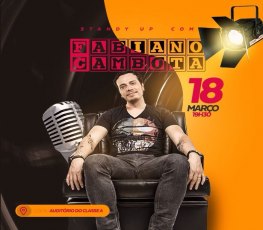 Fabiano Cambota em show único na capital