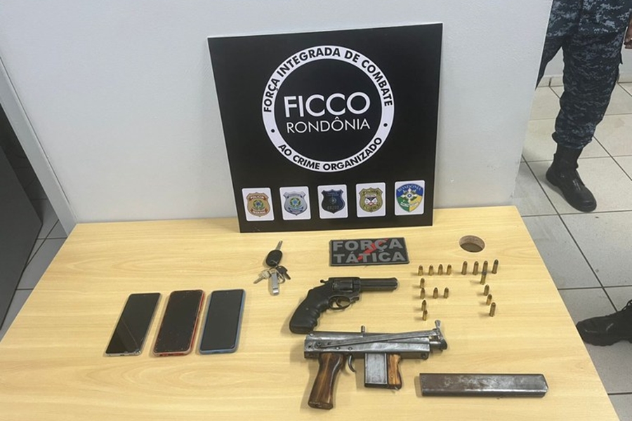 AÇÃO PF: FICCO/RO realiza três prisões por posse ilegal de arma de fogo