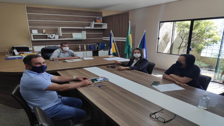 INSTITUCIONAL: Sebrae se reúne com prefeito de Ministro Andreazza para fomentar negócios