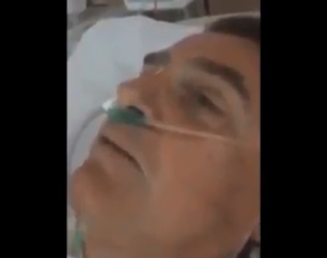 Vídeo de Bolsonaro na UTI: “Obrigado, Brasil”