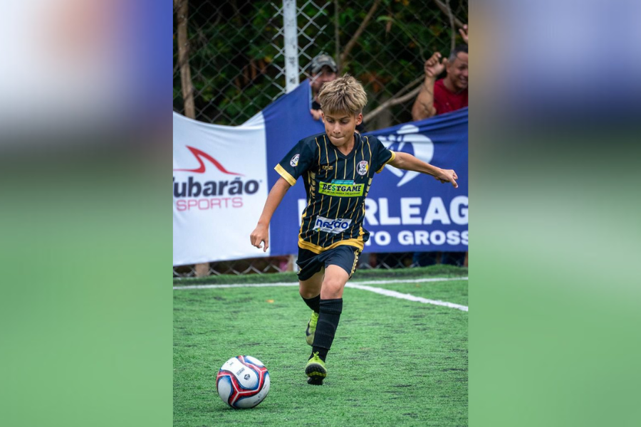 AJUDA FINANCEIRA: Futebolista rondoniense de 10 anos ganha oportunidade na Europa