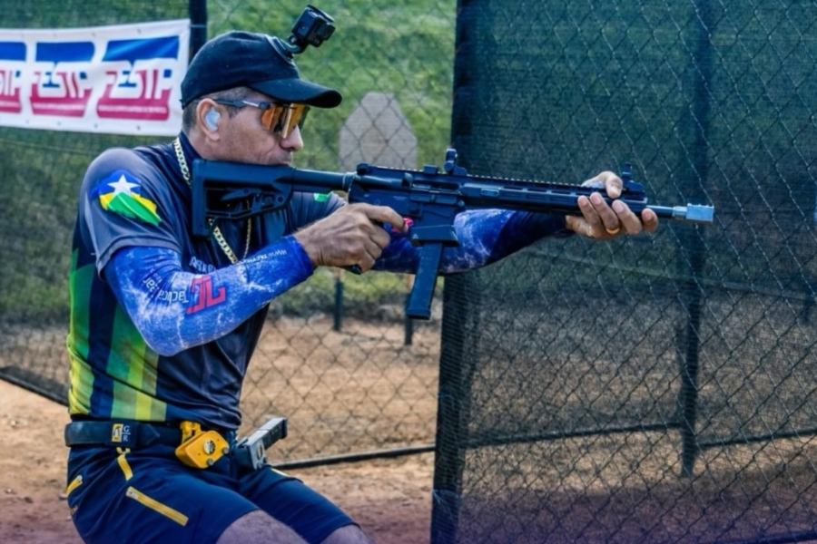TIRO PRÁTICO: Sargento do 4º BPM é terceiro colocado em competição nacional de tiros