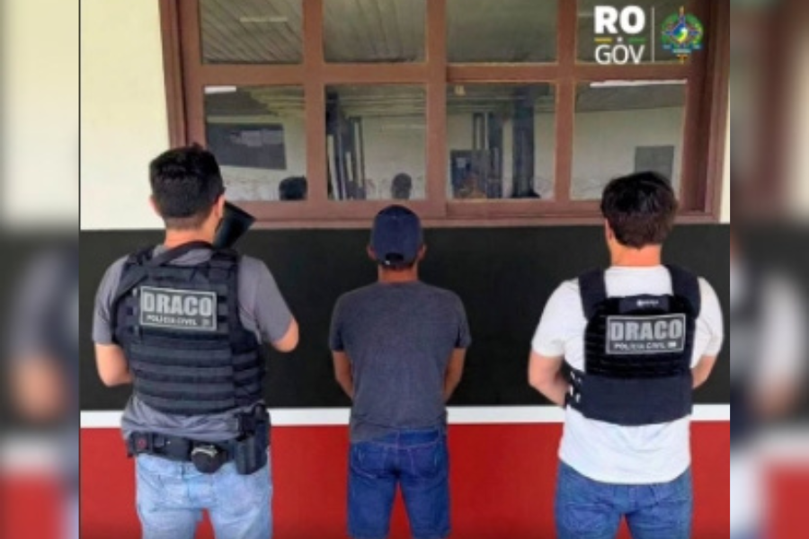 AÇÃO DA DRACO: Acusado de matar policial civil em Minas Gerais é preso em Rondônia