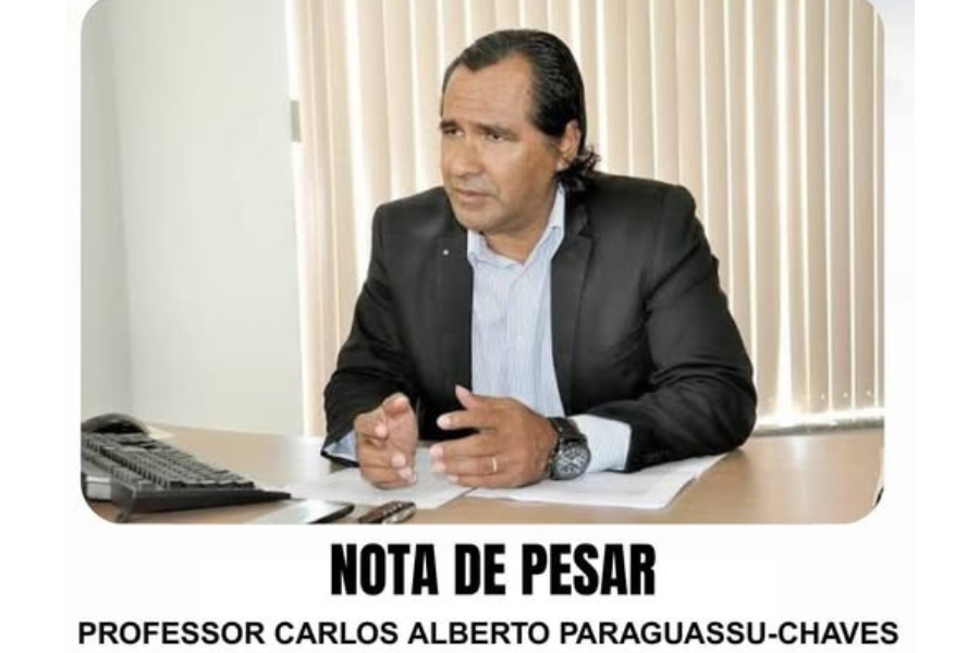 LUTO: Nota de pesar pelo falecimento do professor Carlos Alberto Paraguassu-Chaves