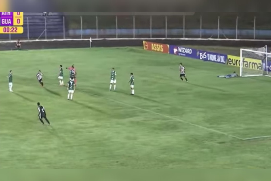 GARANTIU VITÓRIA: Jogador porto-velhense faz o gol mais rápido da copinha 2026