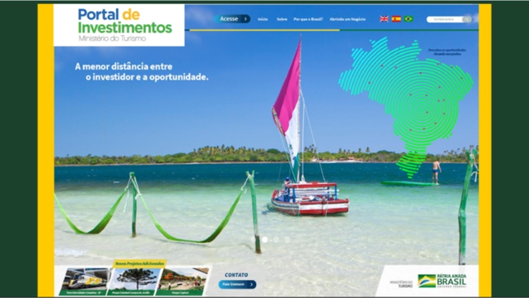 PLATAFORMA: Brasil terá portal de investimentos em turismo até o final do ano