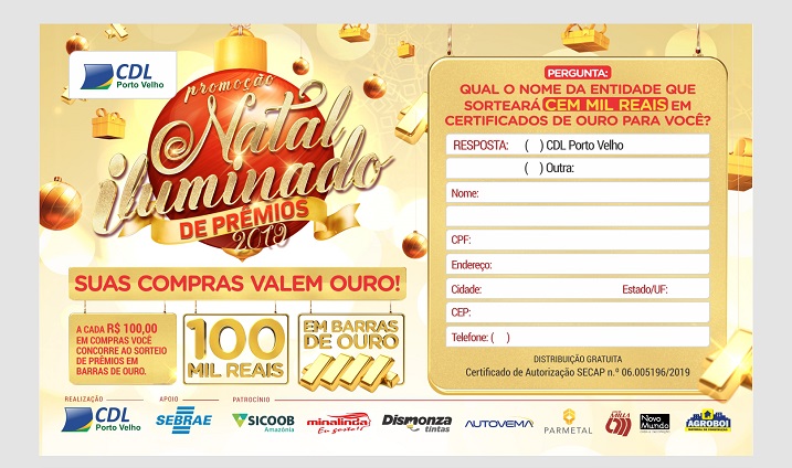 SORTEIO: Sai a primeira ganhadora da promoção “Suas Compras Valem Ouro” da CDL